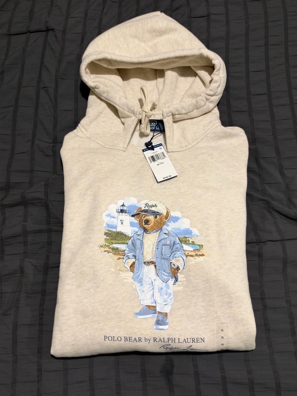 Polo Bear by Ralph Lauren Polo Cream Men’s X-Large Hoodie